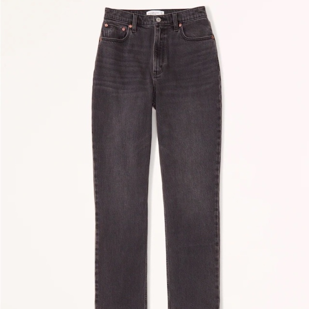 Curve Love Ankle Straight Ultra High Rise Jeans